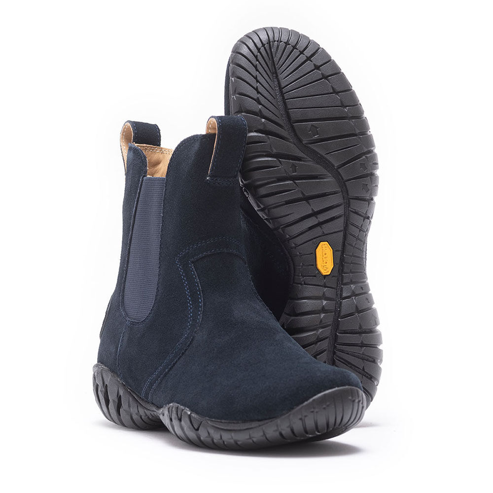 Vibram Just For Me-Horse N-Oil Womens Boots Blue Australia (SBA805964)
